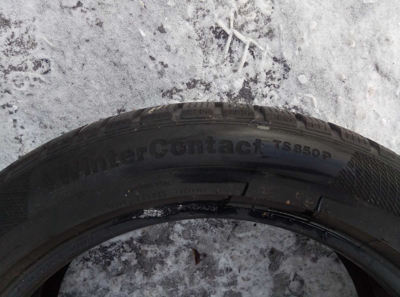 Używana opona zimowa 215/50R17 Continental TS 850P (V;Xl)