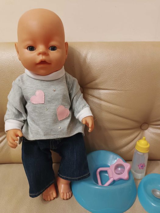 Пупс. Бейби Борн. Бейбі Борн. Yl toys. 45 cм. Пупсик.Лялька.Baby born.