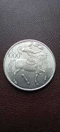Zestaw 3 monet San Marino srebro