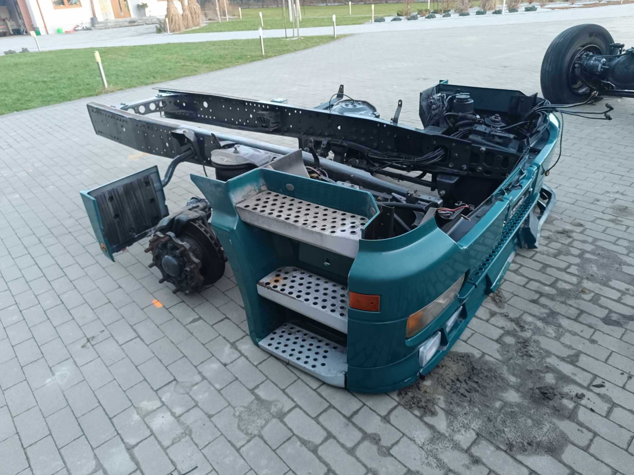 oś przednia zwrotnice Kolumna kierownicza docisk piasta Actros MP 1 2