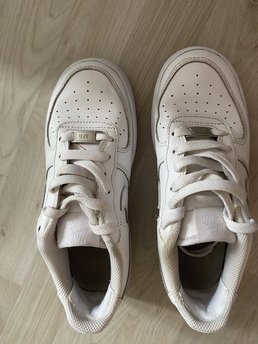 Кросівки унісекс 35.5р21.5см Nike Air Force1 шкіра originaj Найк Форс