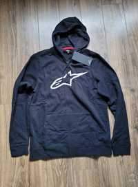 bluza z kapturem Alpinestars Ageless II Fleece L czarna hoodie NOWA