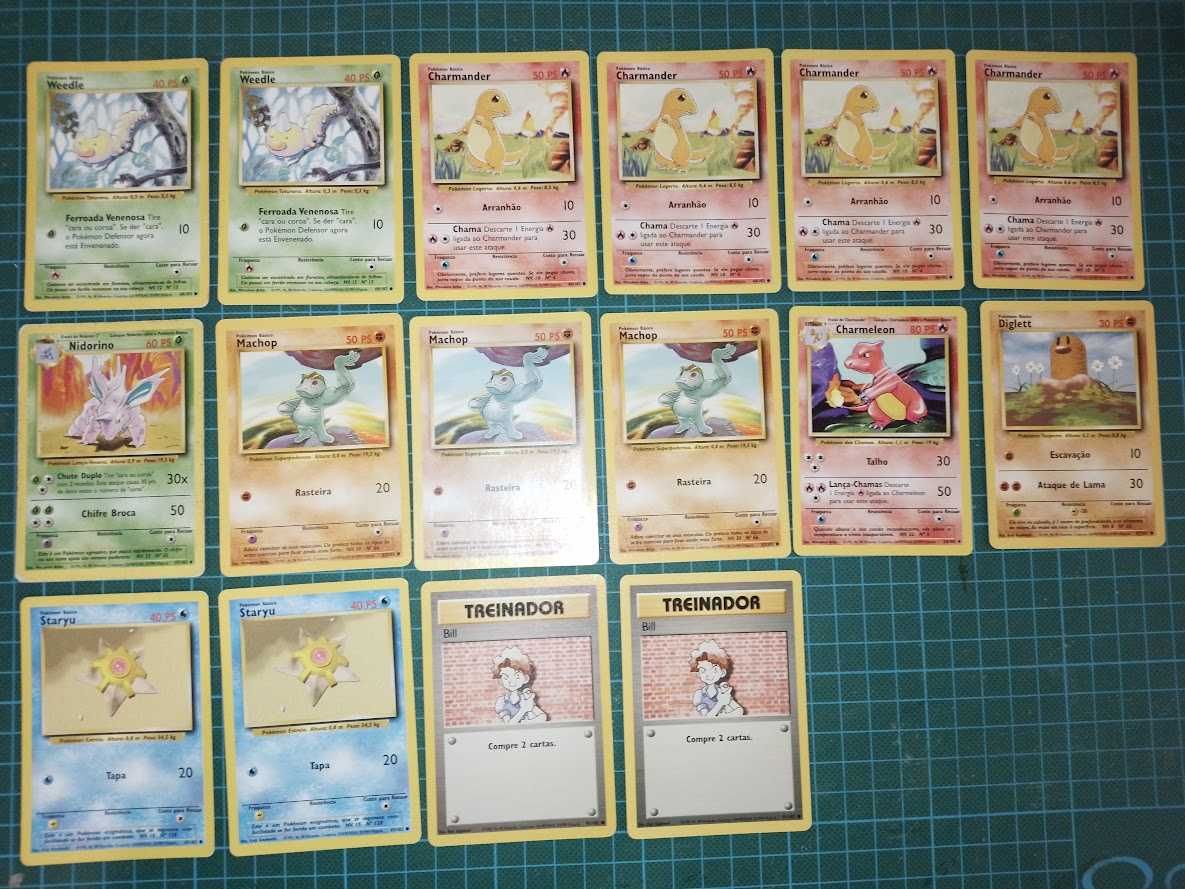 Cartas Pokemon Base Set ORIGINAIS 1999