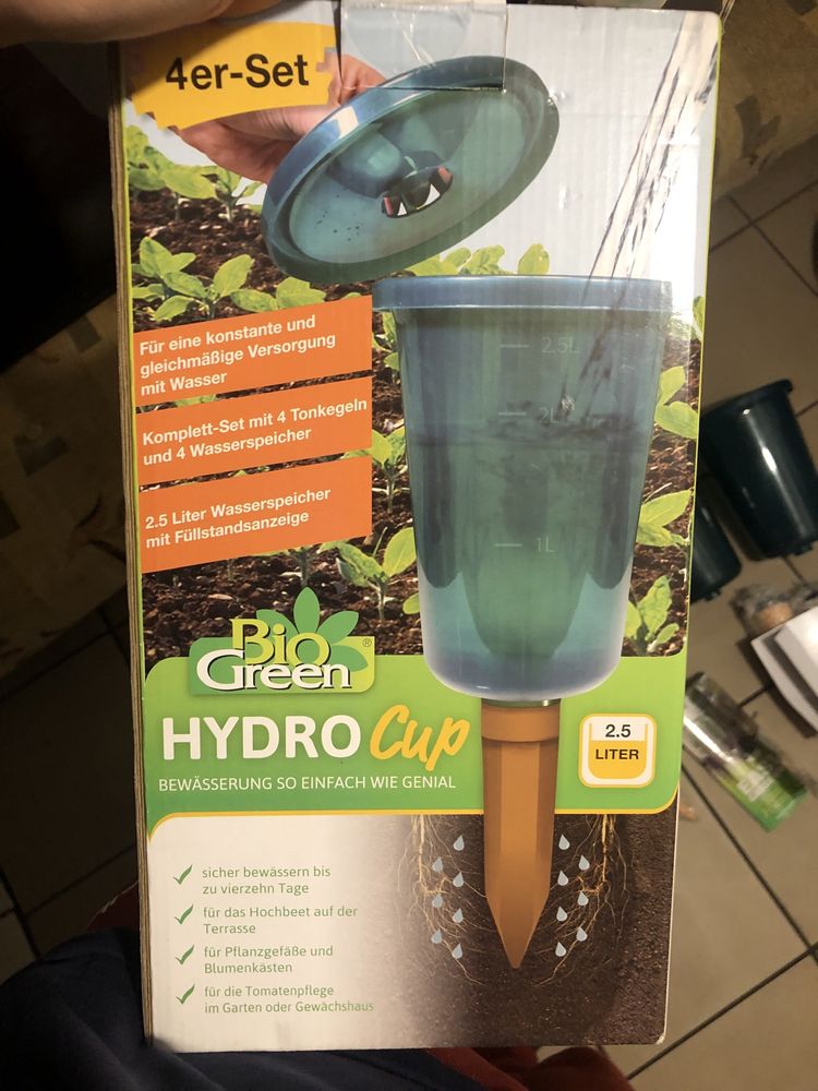Hydro cup kubki do podlewania bezpośrednio korzeni