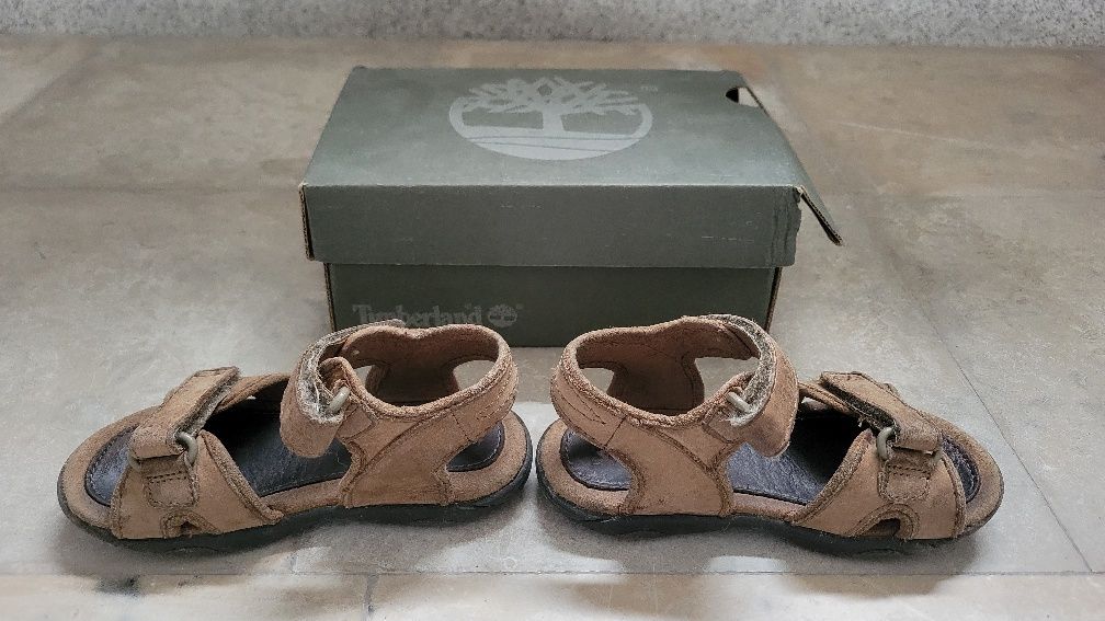 Sandália timberland 27 pele criança