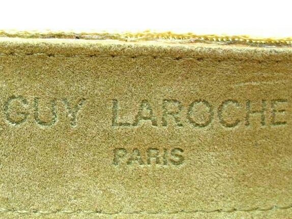 винтажный замшевый пояс от Guy Laroche