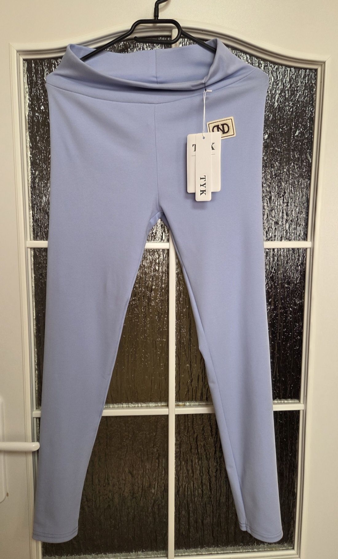 Legginsy Damskie Niebieskie L/XL 32