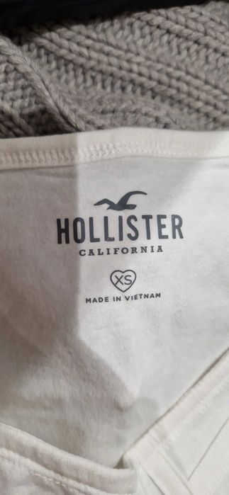 Nowy bawełniany krótki top Hollister rozmiar 34