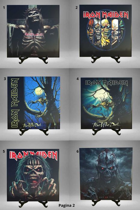 Azulejos decorativos Iron Maiden Eddie Musica Heavy Metal Rock