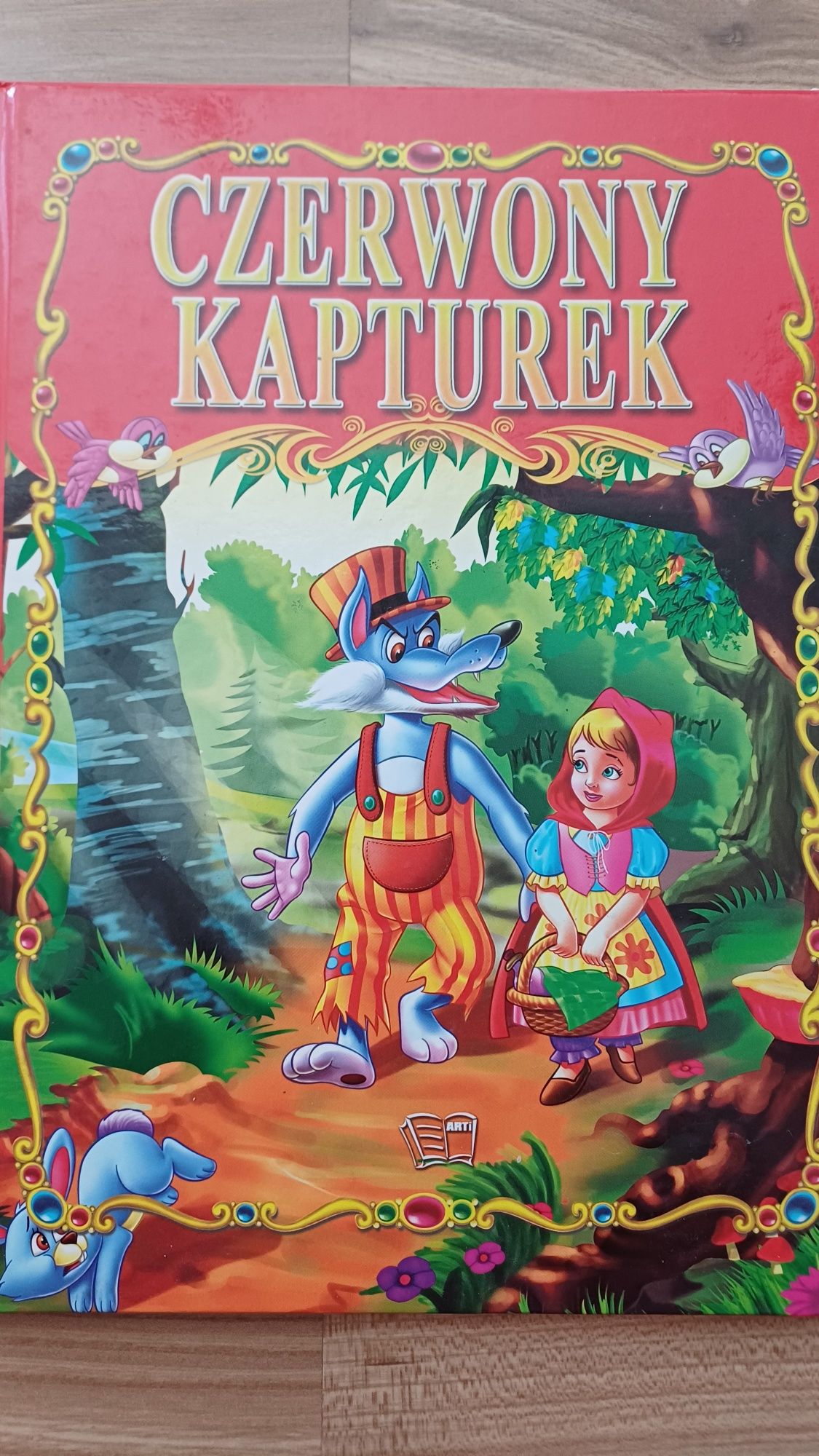 Książeczka Czerwony Kapturek A4 duża czcionka