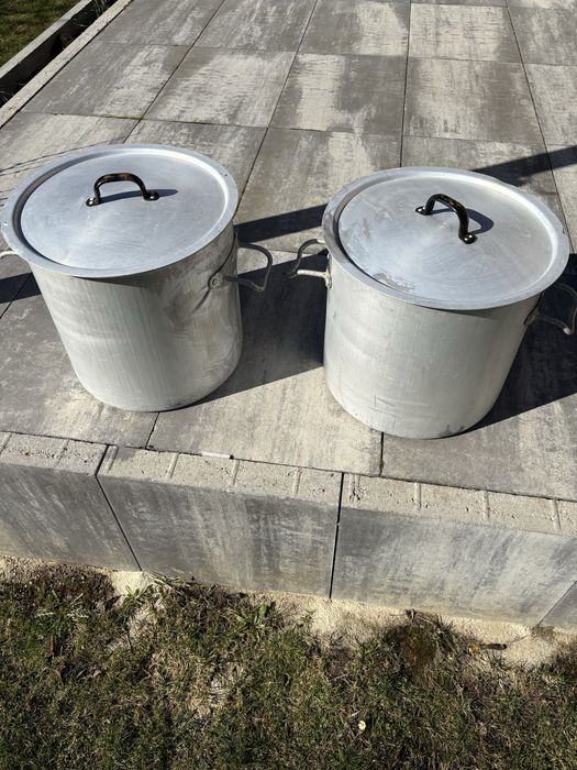 Garnek aluminiowy prl