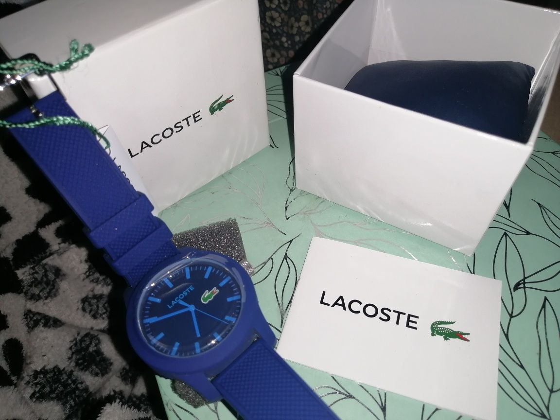 Zegarek LACOSTE  _  NOWY (z folią tarcza, i też z metką, pudełkiem itd