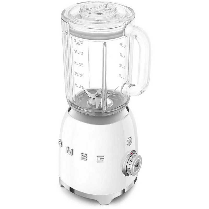 Blender kielichowy SMEG 50's style Biały 800W 4 prędkości BLF03WHEU