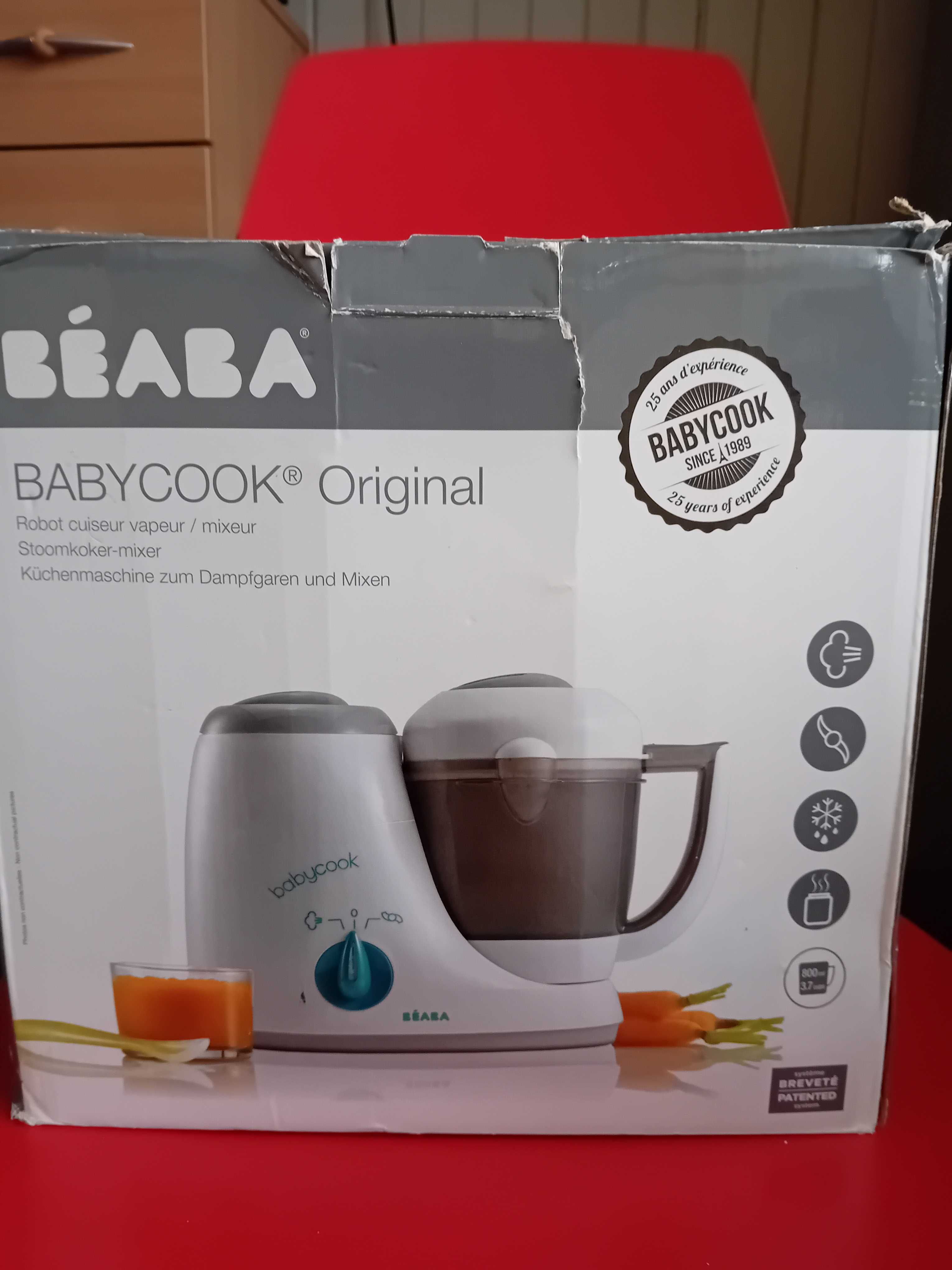 Baby cook beba urządzenie wielofunkcyjne, parowar, mikser