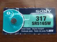 Батарейки SONY 317 SR516SW