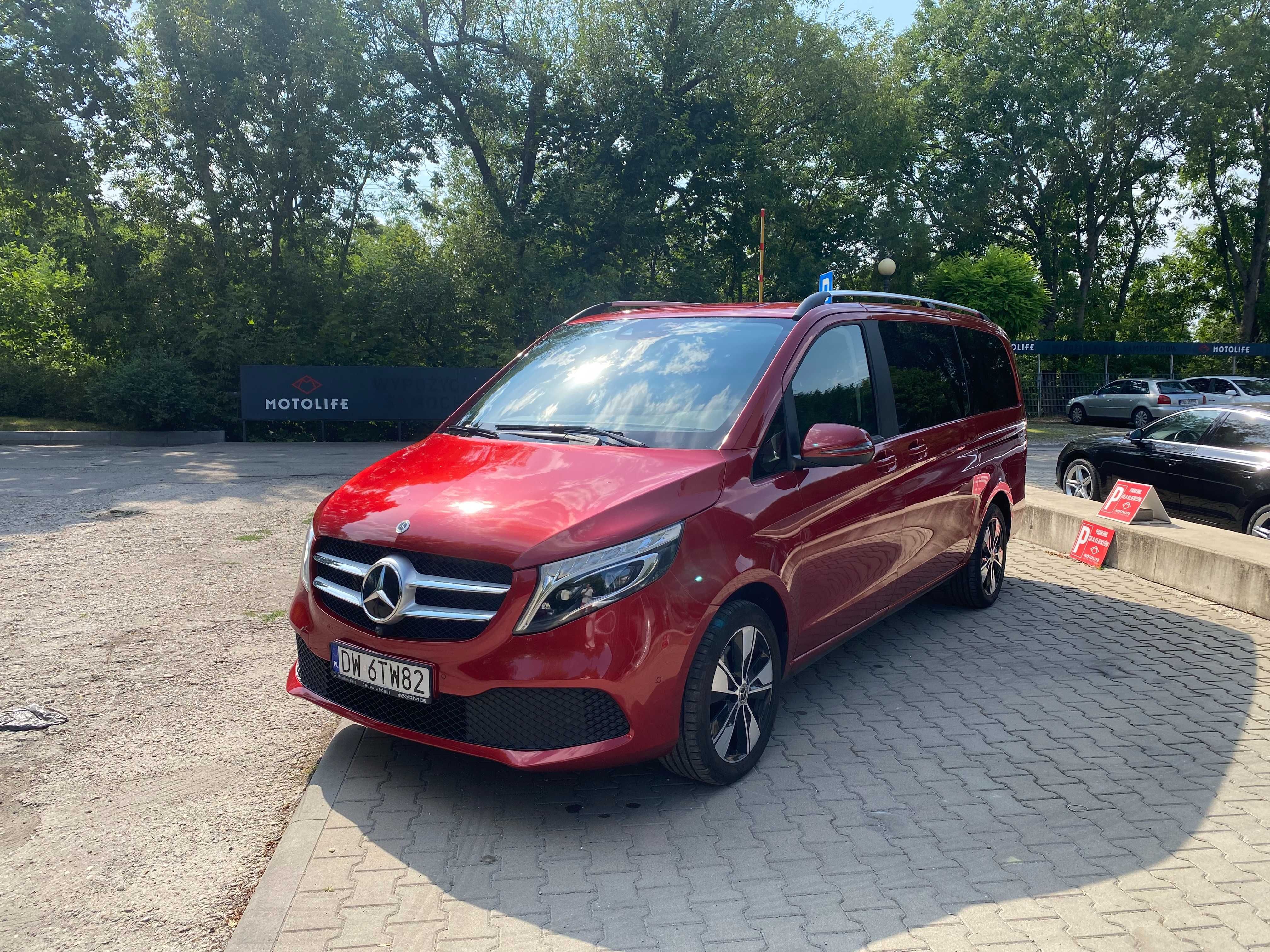 Wynajem Mercedes V-klasa 300D bus premium wakacje  wyjazdy