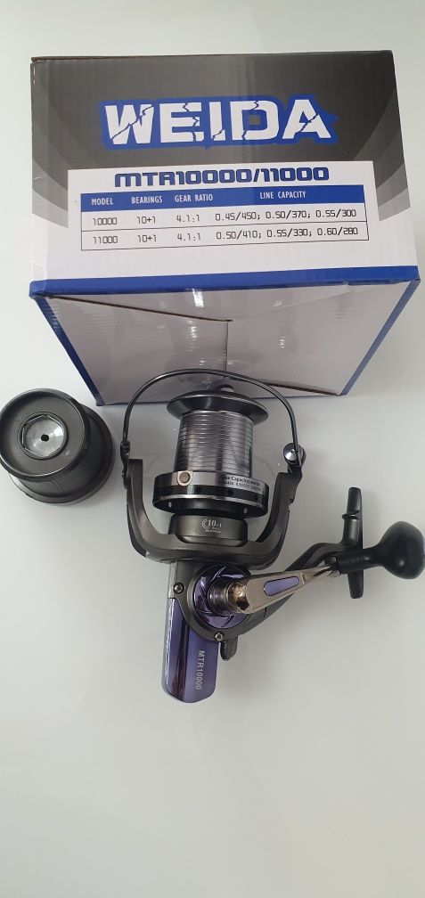 Катушка рыболовная карповая Weida MTR 10000 (10+1 BB)
