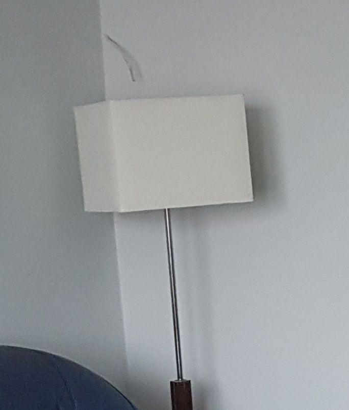 Lampa 4 części + abazur