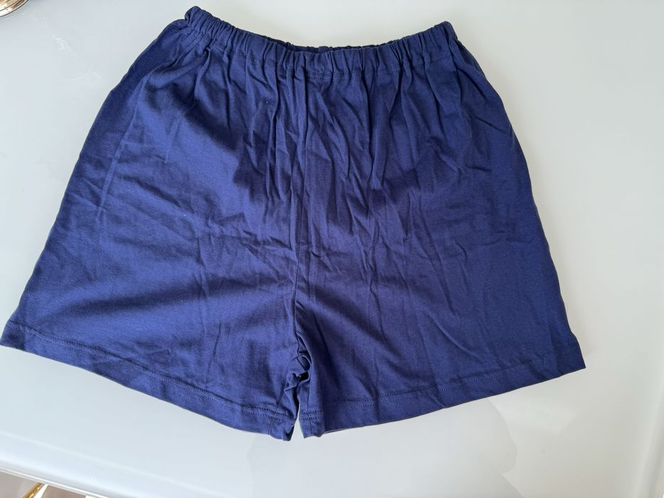 Spodenki szorty chłopięce 100% bawełna granatowe nowe 158
