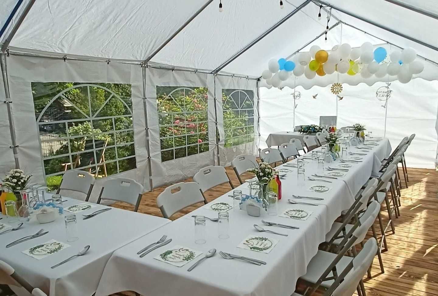 Wynajem Namioty cateringowe, Komunie chrzciny wesela poprawiny podłoga