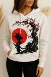 Nowa bluza z kapturem, nadruk inspirowany anime, rozmiar S