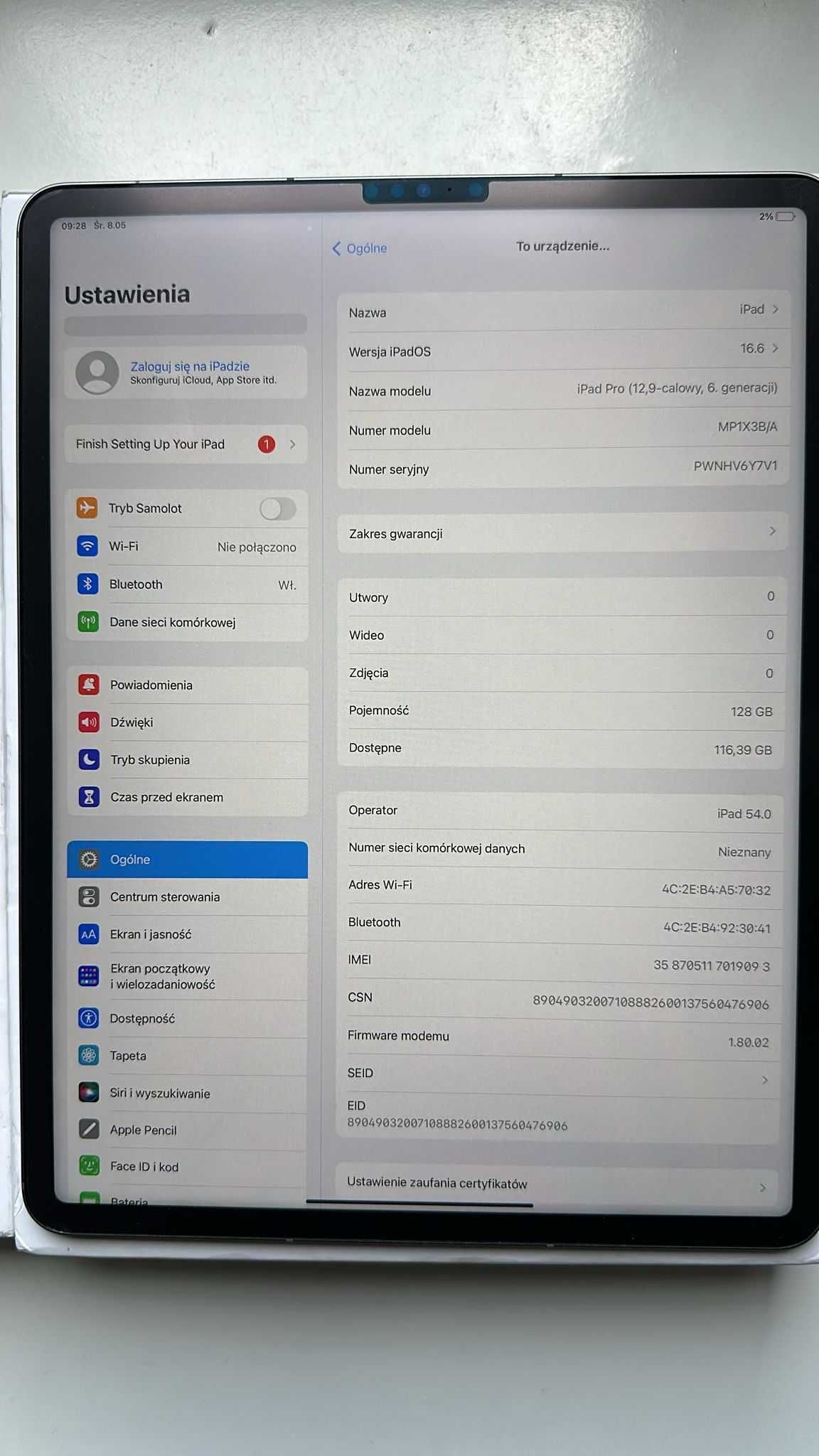 apple ipad 12.9 pro 6th gen wi fi i  +  cellular 5g