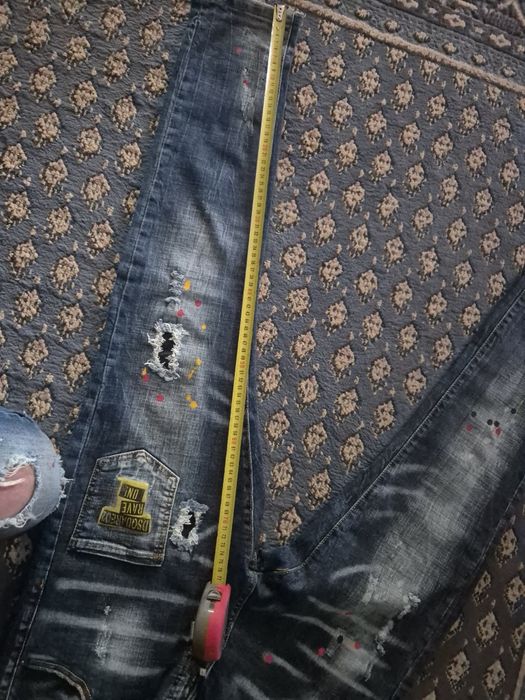 Dsquared2 spodnie męskie wysoki stan