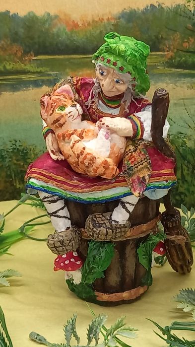 Ватные елочные игрушки