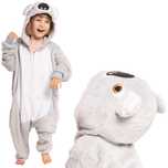 Piżama Dla Dzieci Strój Kigurumi Onesie Kostium Koala Szary 115-125 cm
