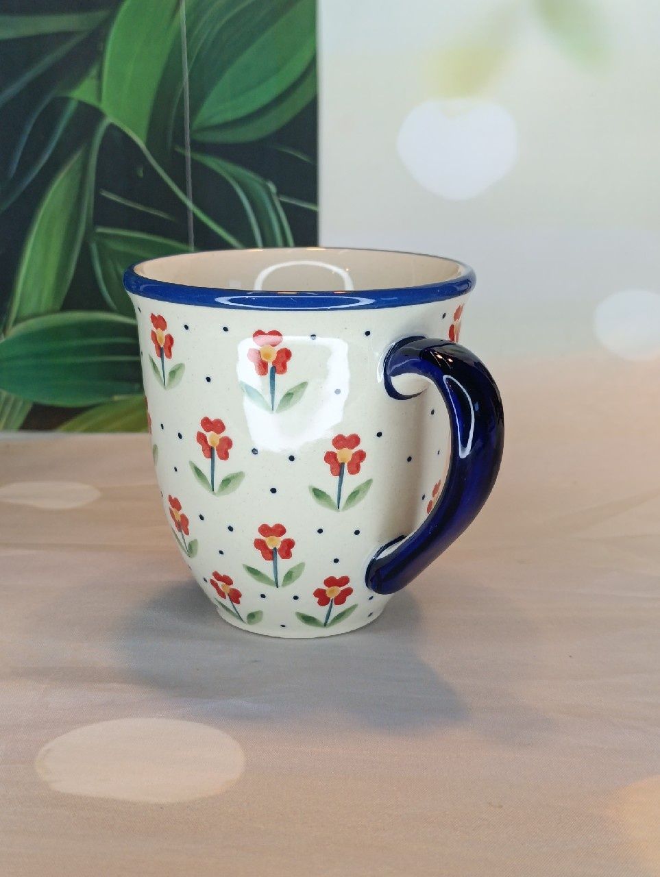 Kubek ceramiczny Mars Bolesławiec 500ml ceramika Bolesławiec