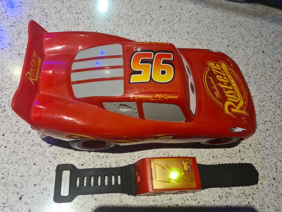Samochód Zygzaka Mcqueen  sterowany zegarkiem