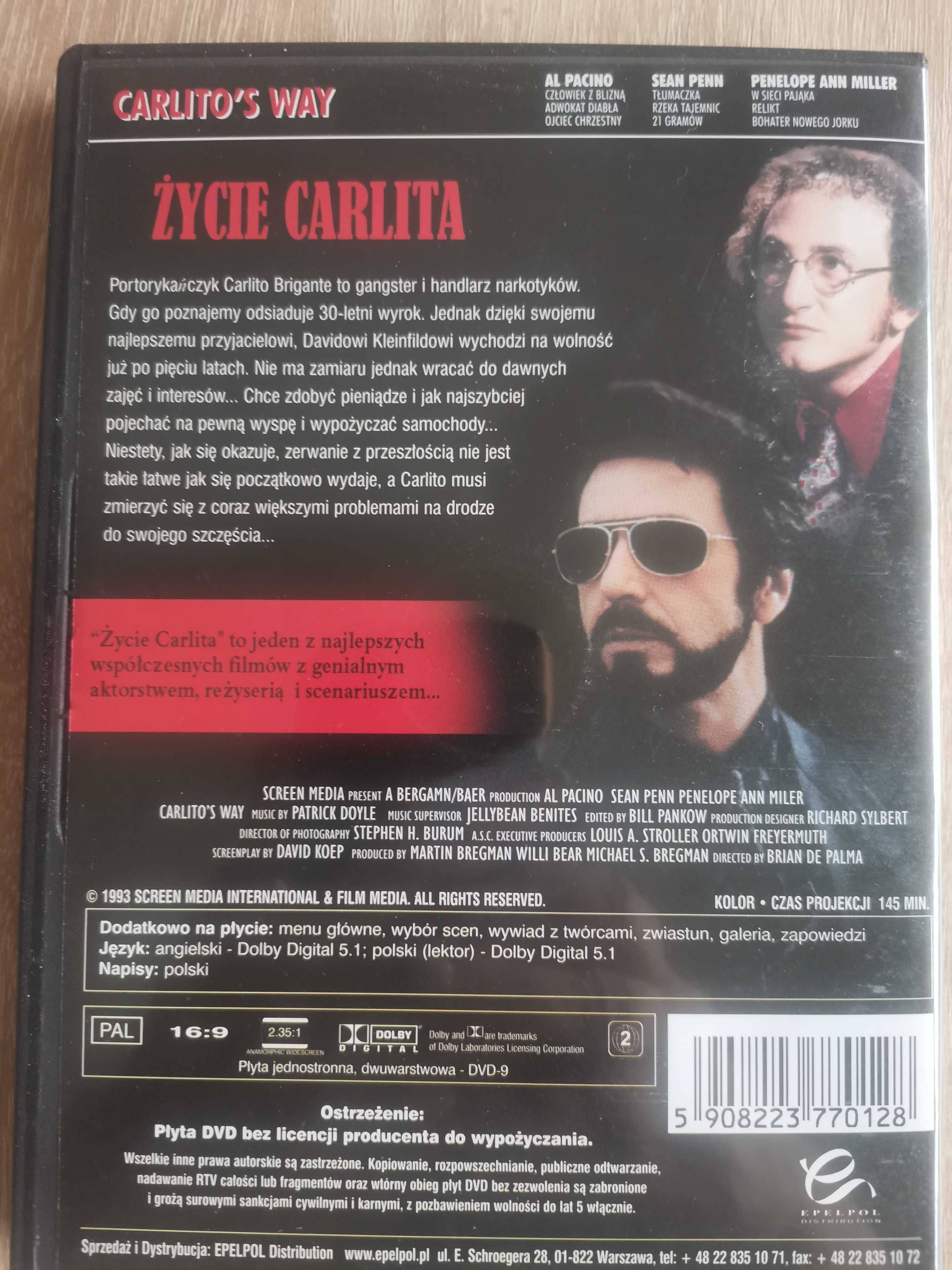 Płyta DVD Życie Carlita