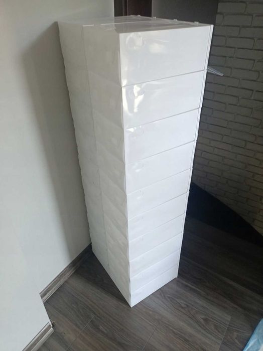 10 x Pudełka Na Buty Pojemnik Organizer Z Klapą