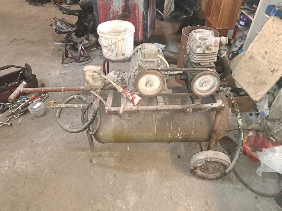 Kompresor 120l stan wszystko działa