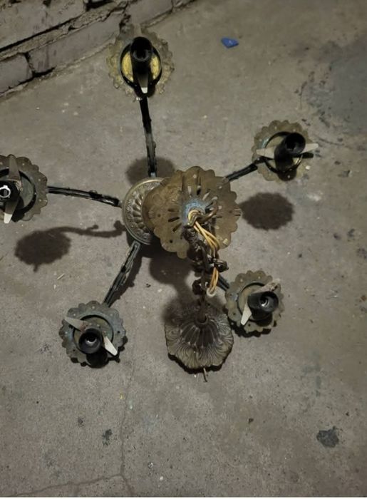 Lampa z mosiądzu
