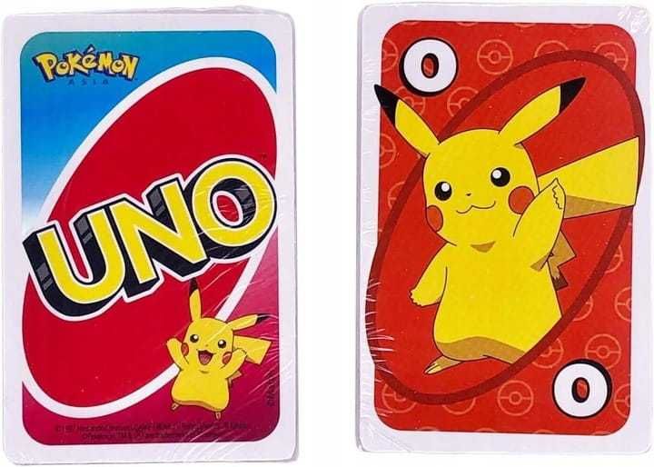 Nowe Karty UNO Pokémon