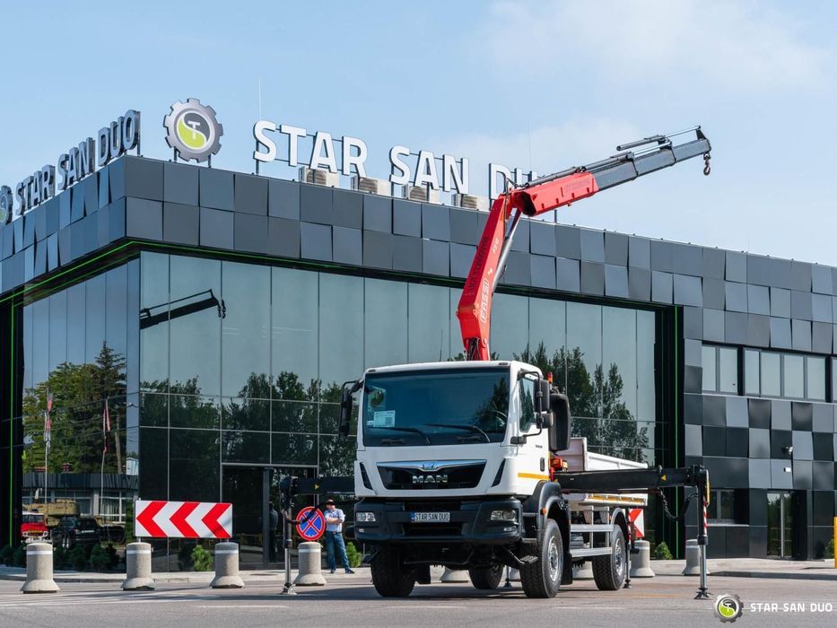MAN TGM 18.250 4x4 FassiI F215A.0.23 Active HDS Żuraw  MAN TGM 18.250 4x4 FassiI F215A.0.23 Active HDS Żuraw
