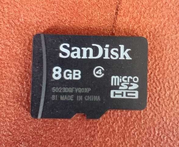 karta SanDisk 8GB micro SDHC