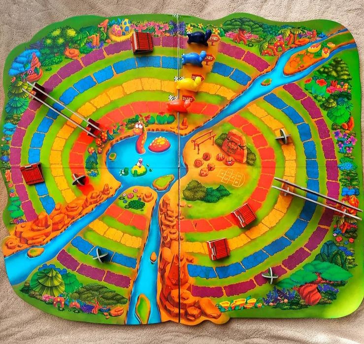 Настольная игра Дино спорт. ГОНКИ ДИНОЗАВРОВ от Bobmat Game (Бомбат)