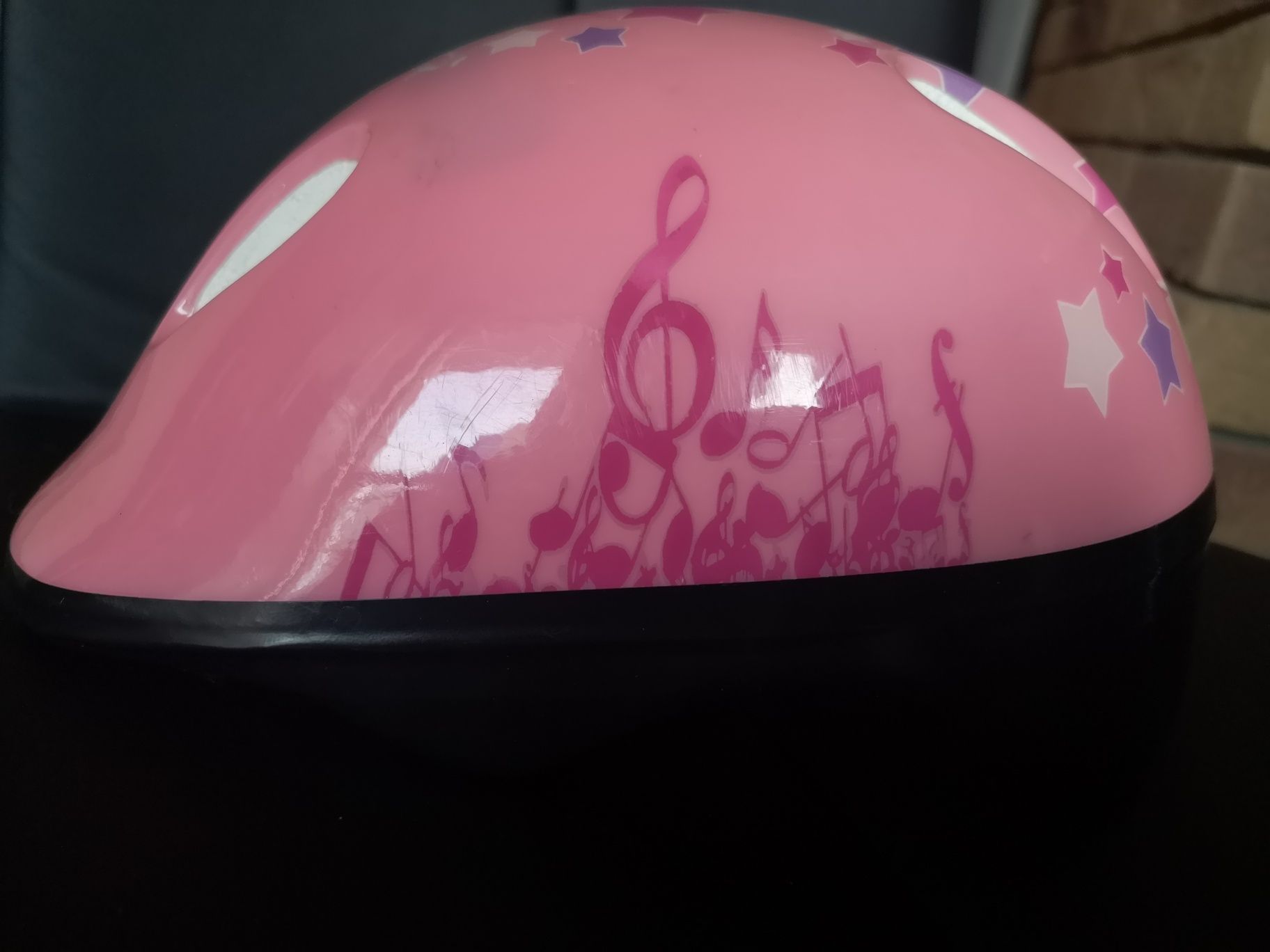 Kask rowerowy dziewczęcy różowy