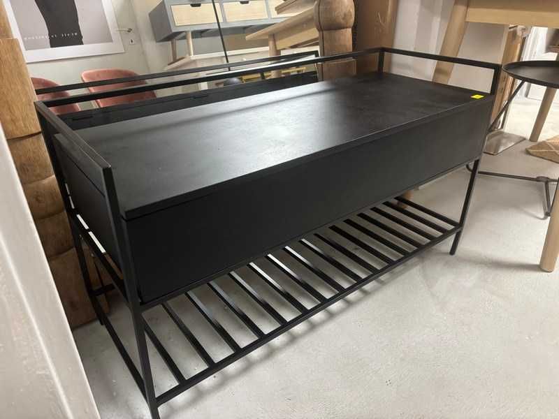 Ławka z drewna mango Abelone ze schowkiem 102x40x58cm Bloomingville