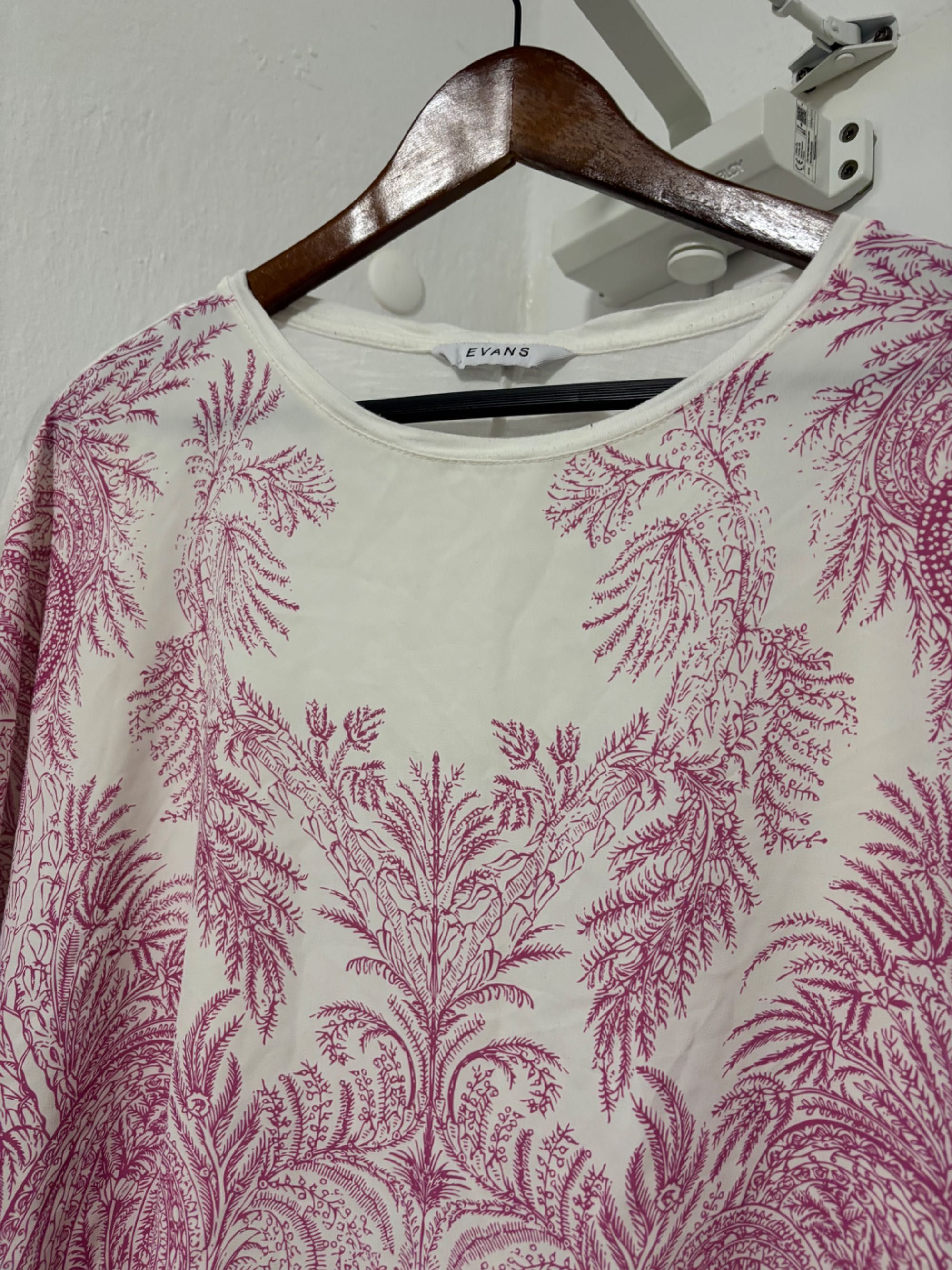 Przewiewna damska bluzka plus size