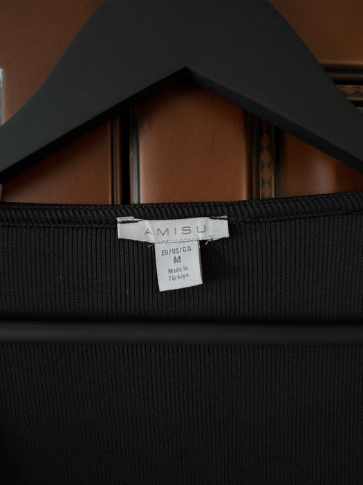 Боді в рубчик з довгим рукавом