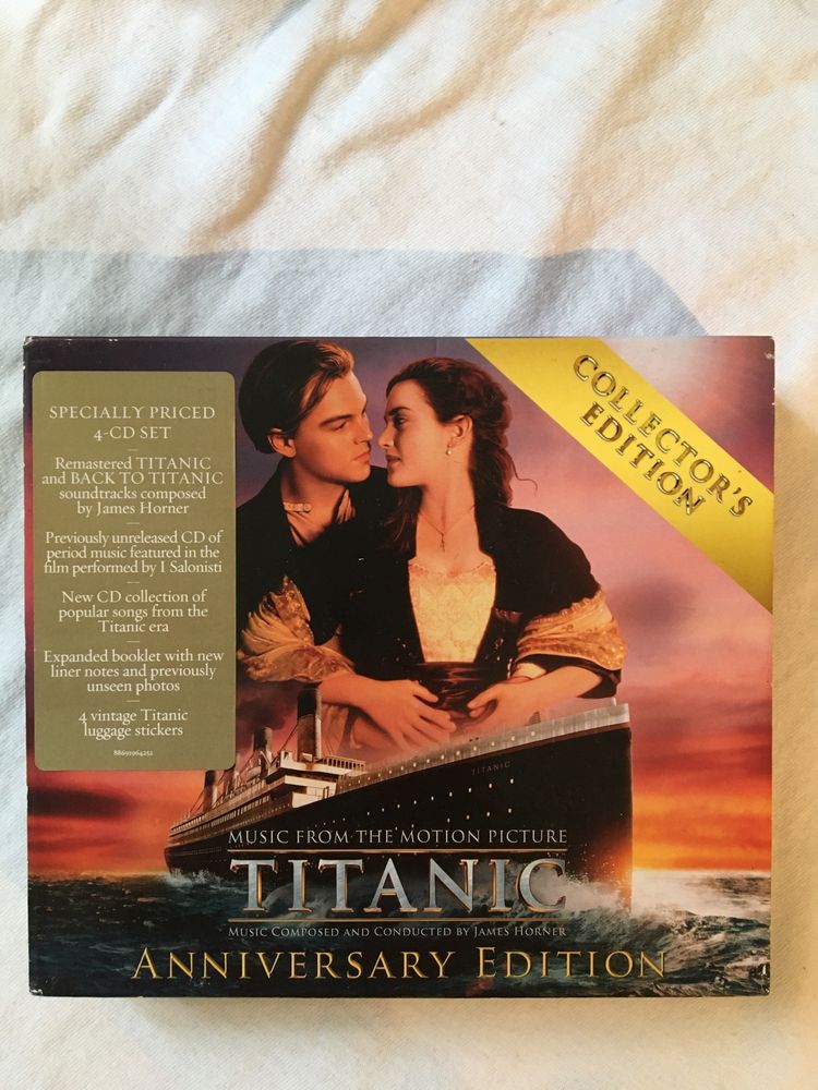 Cd box banda sonora Titanic (ed. colecionador 4 discos)