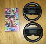 Gra ,,Mariokart 8 Deluxe" + Dwie kierownicę do Joy-Con
