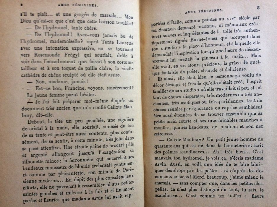 Ames féminines - Por Chantepleure Guy, 1925. Excel. encadern. Livro 3