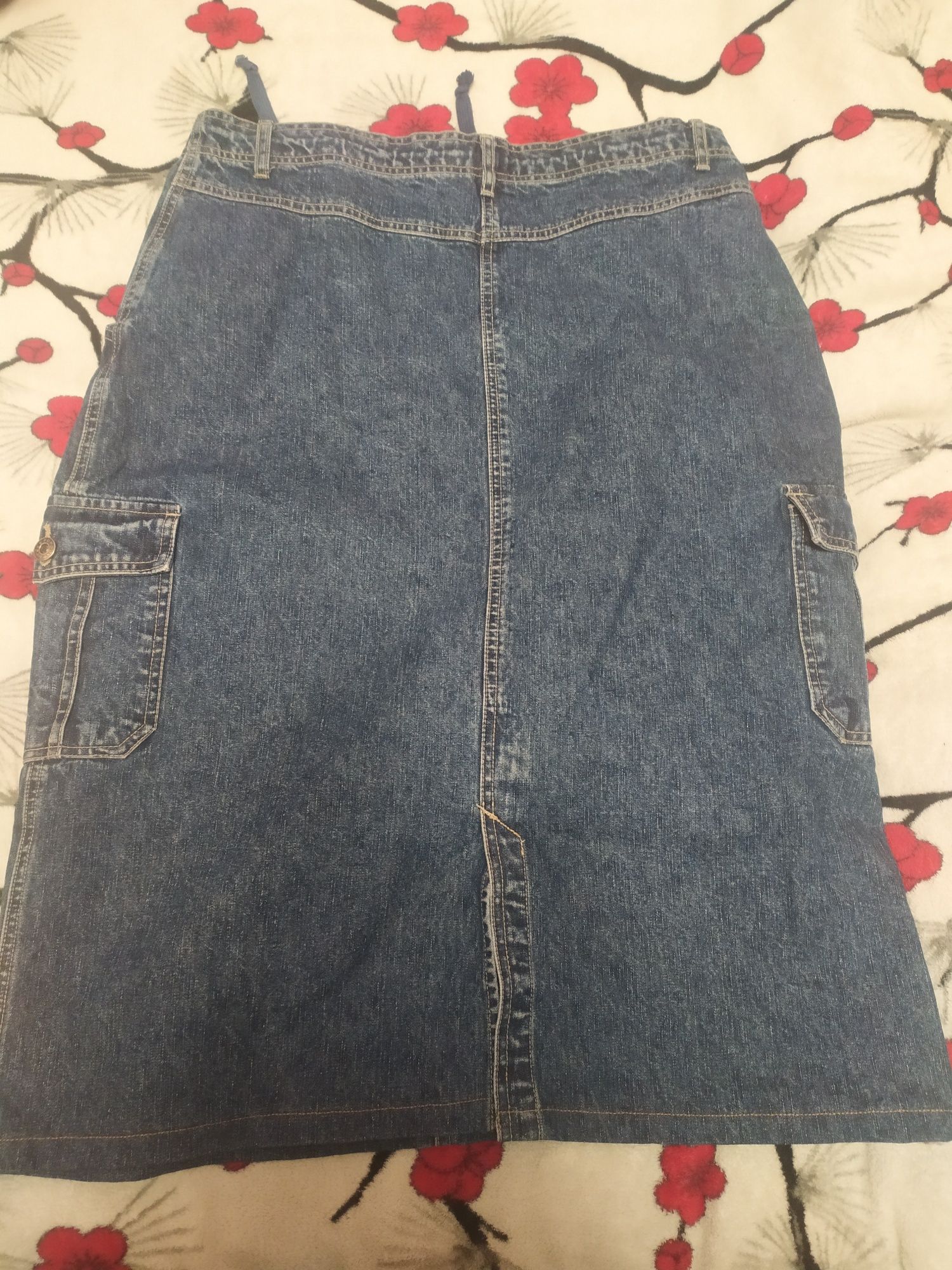 Spódnica dżinsowa jeans XL prosta