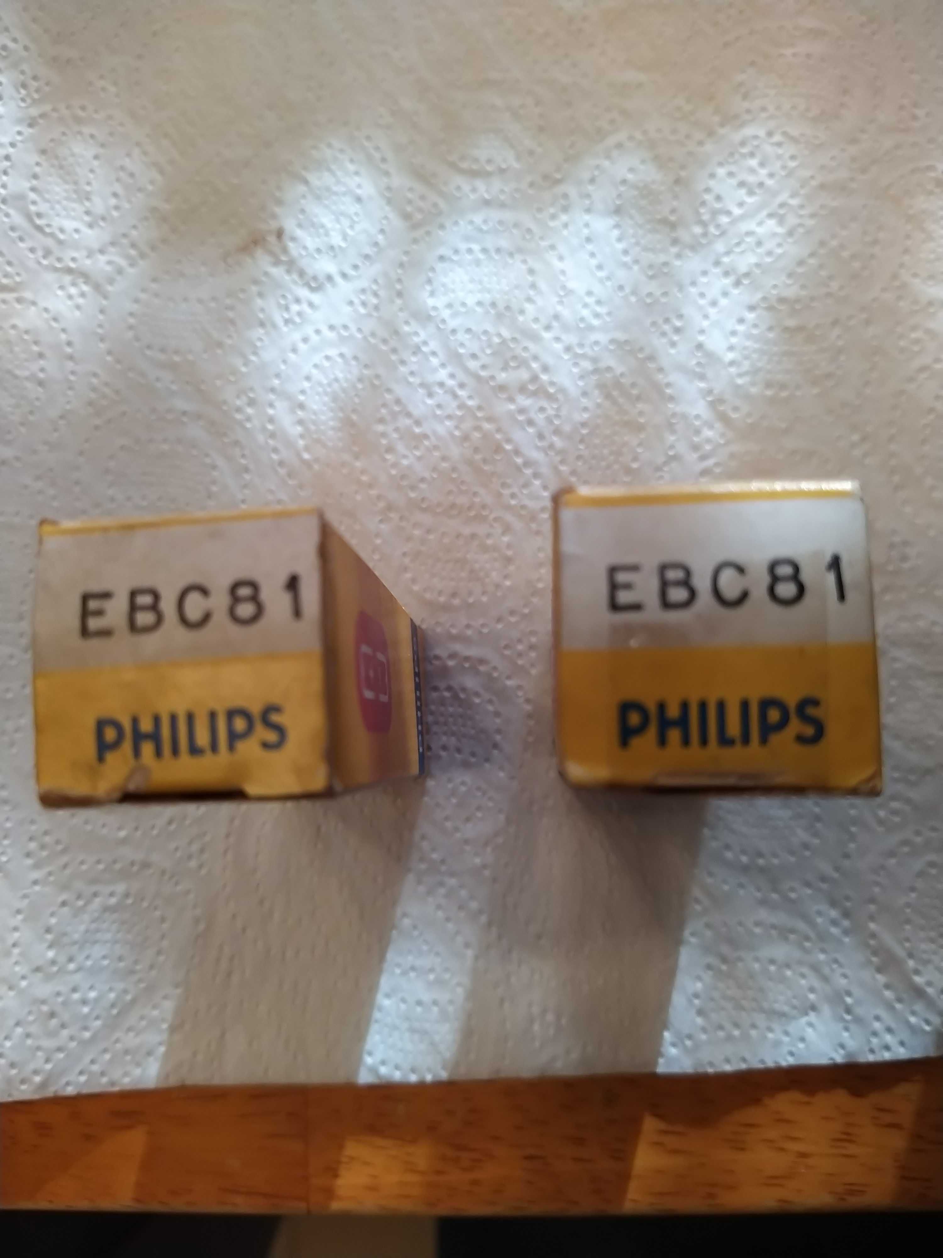 Válvulas EBC 81   Philips  novas .