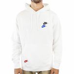 NIKE MultiLogo (M) Essentials French Terry Hoodie мужское худи белое к