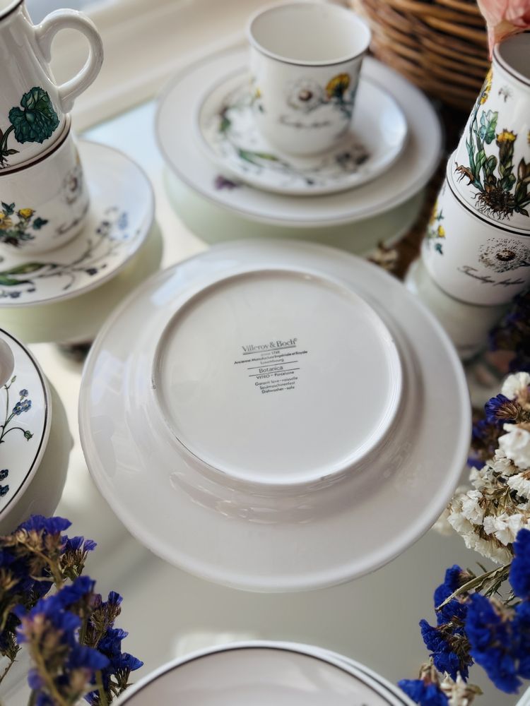 Botanica Villeroy&Boch trio filiżanka serwis komplet